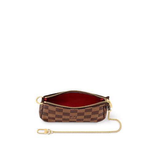 lv n58009|Mini Pochette Accessoires Damier Ebene .